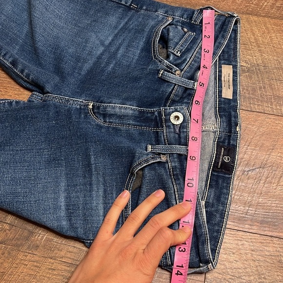 AG Adriano Goldschmidt the stilt crop cigarette crop denim jeans size 26 - Picture 12 of 13
